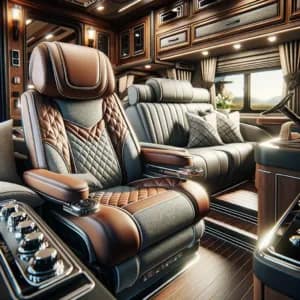 2023 11 16 08.46.34 An elegant and inviting interior of a luxury vehicle showcasing expertly upholstered seats with fine leather and stylish stitching patterns e1706385938723
